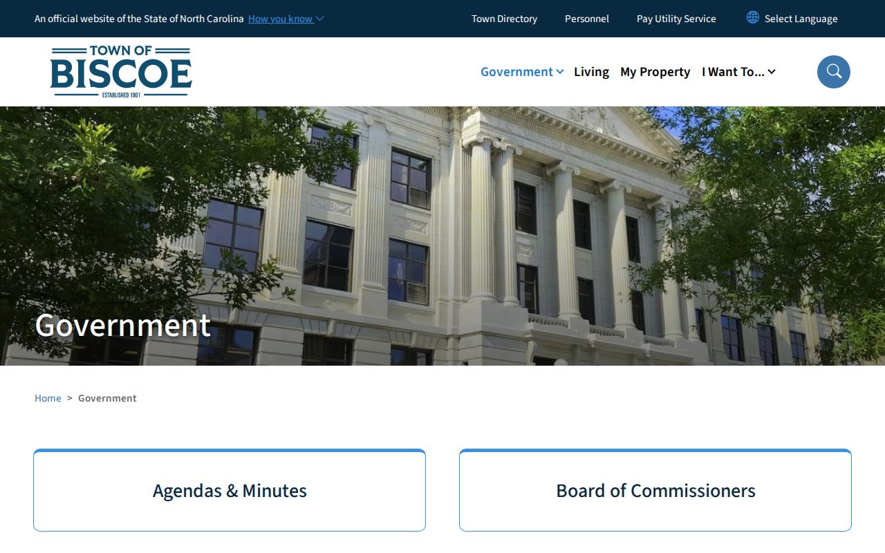 Biscoe court docket town hall and state court route