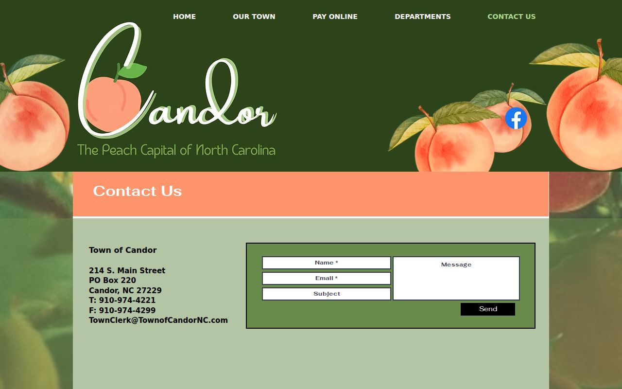Candor court docket town hall and clerk custody distinction