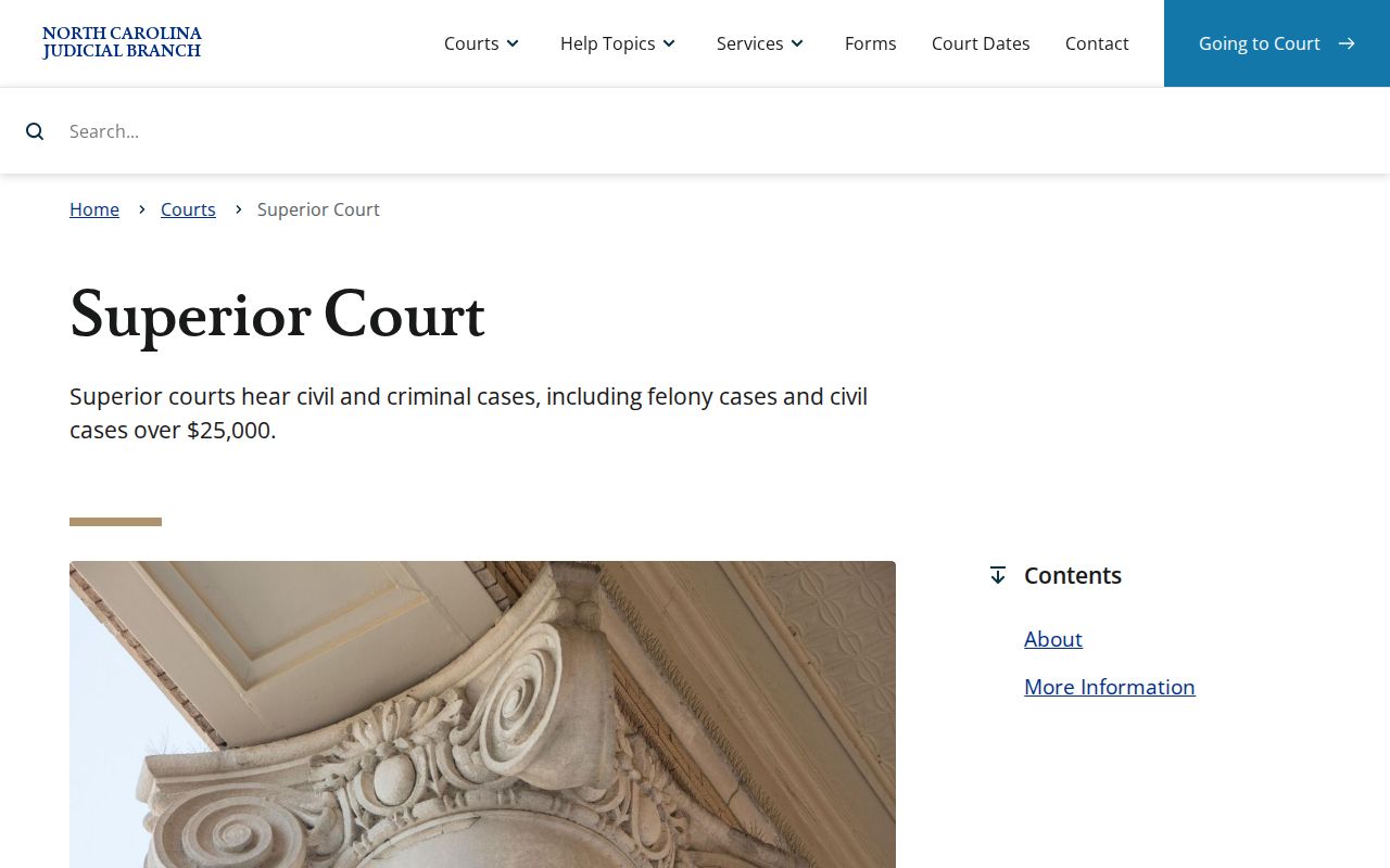 Montgomery criminal docket Superior Court felony case context