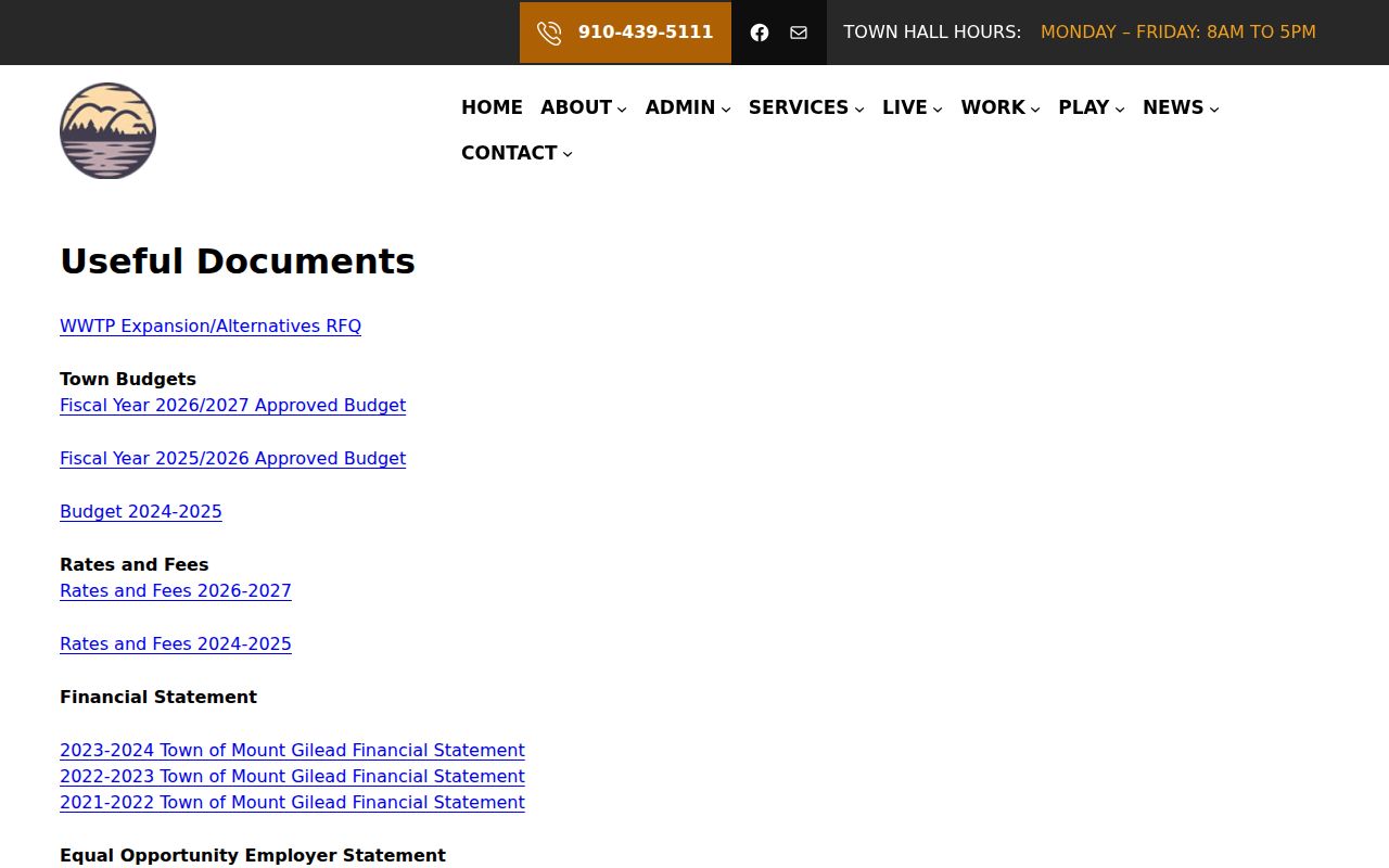 Mount Gilead court docket town contact resources