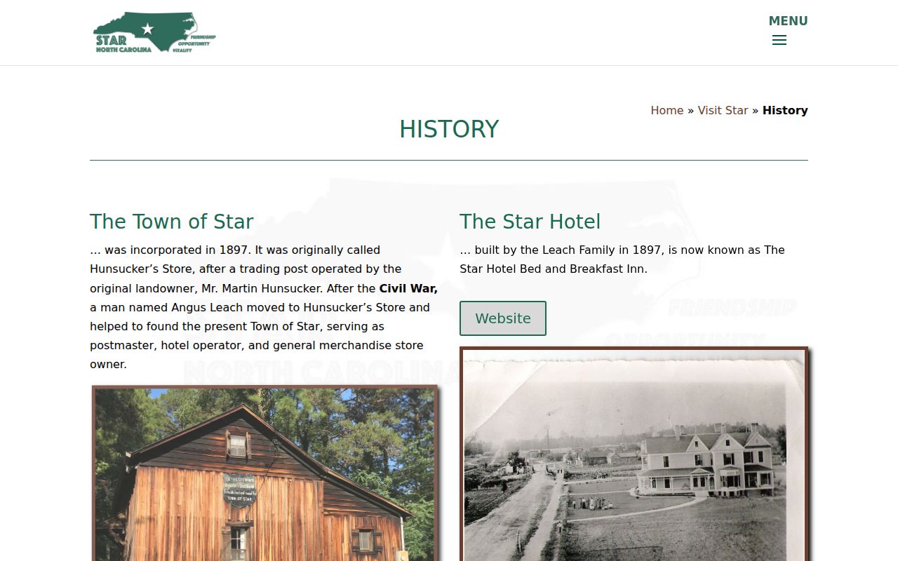 Star court docket historic district context